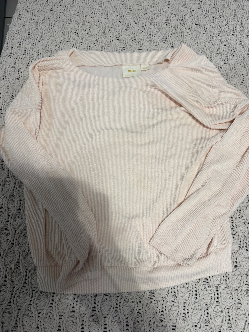 Maeve Lightweight Ribbed Crewneck Sweater